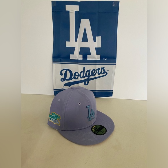 Los Angeles Dodgers New Era 1981 World Series Hat size 7 1/8 - Picture 2 of 10